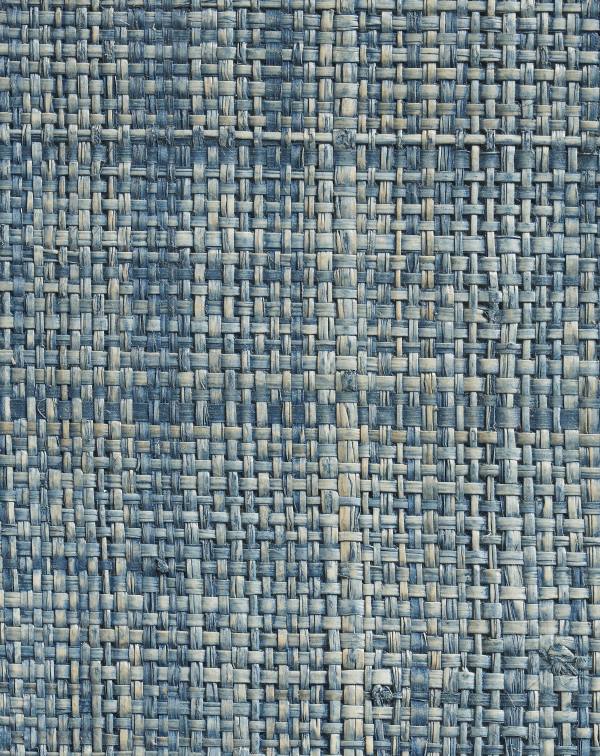 Denim Raffia Face